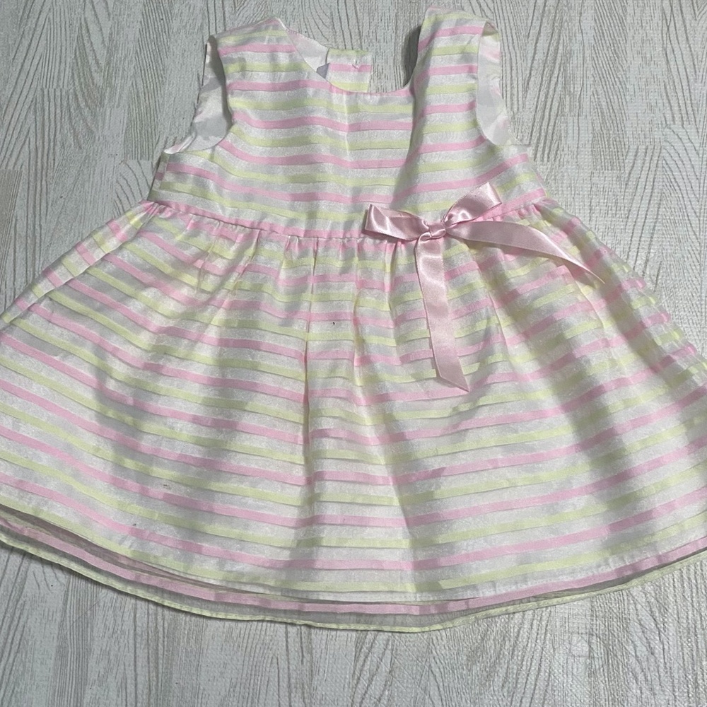 EMMA ROSE pink and yellow dress size 12M